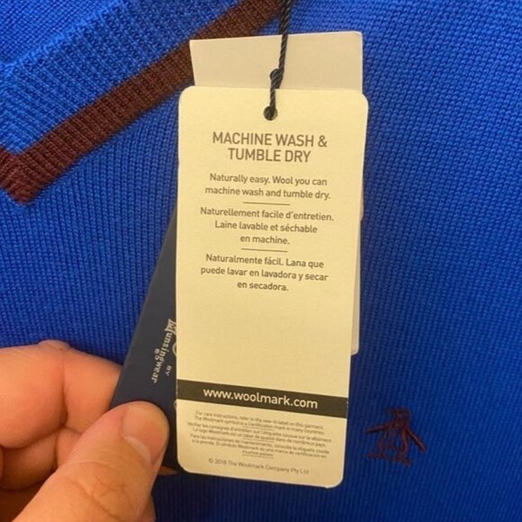 Original Penguin‎ Merino Wool Sweater - XXL - NWT - Picture 3 of 5